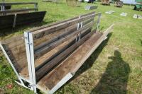 2 10' SHEEP FEED BARRIERS & TROUGHS (83) - 9