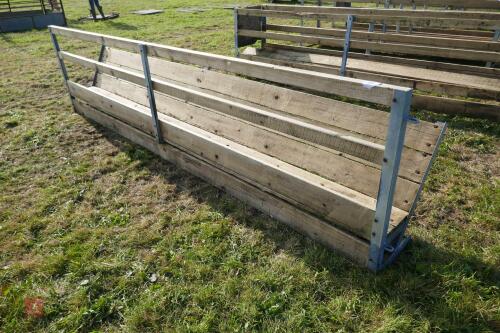 1 X 12' SHEEP FEED BARRIER & TROUGH (91)