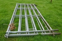 3 IAE 10' GALVANISED CATTLE HURDLES - 5