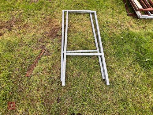 PAIR OF GALVANISED FRAMES