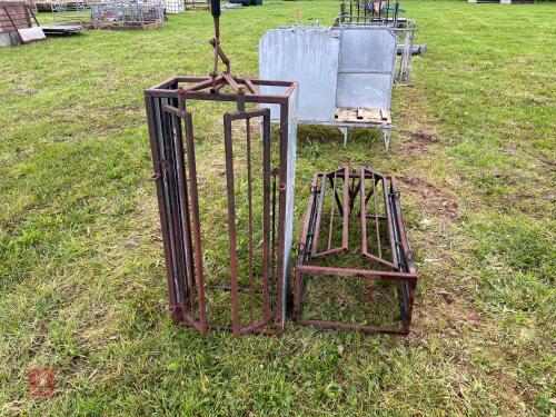 PAIR OF SHEEP RACE GATES