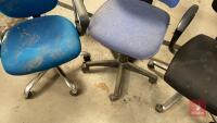 3 OFFICE CHAIRS - 3