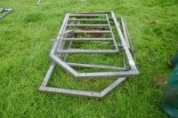 2 IAE GALVANISED CATTLE KIOSK RACE GATES - 3