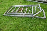 2 IAE GALVANISED CATTLE KIOSK RACE GATES - 4