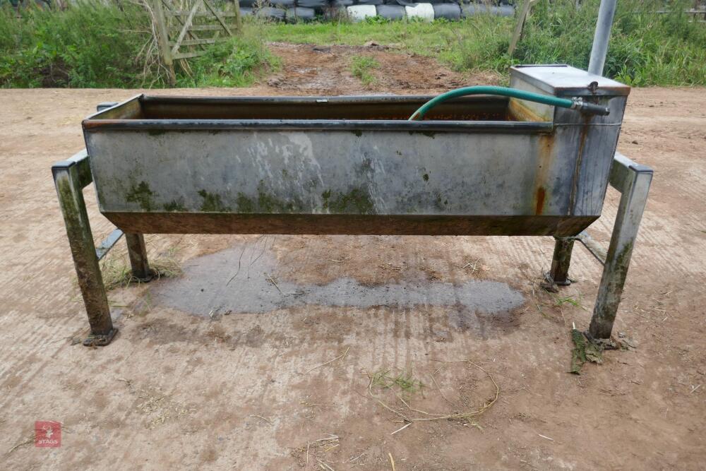 GALVANISED TIPPING WATER TROUGH