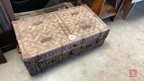 ORNATE VINTAGE STORAGE TRUNK