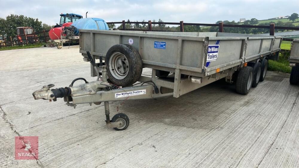 IFOR WILLIAMS LM186G3 FLAT BED TRAILER