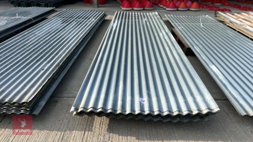 20 X 13' SHEETS OF CORRUGATED TIN