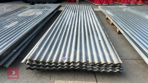 20 X 13' SHEETS OF CORRUGATED TIN