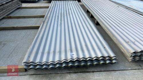 20 X 13' SHEETS OF CORRUGATED TIN