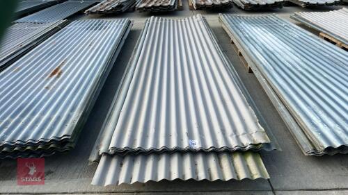 20 X 13' SHEETS OF CORRUGATED TIN