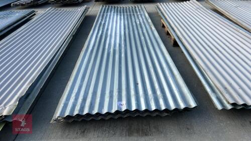 20 X 13' SHEETS OF CORRUGATED TIN