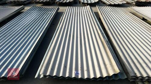 20 X 13' SHEETS OF CORRUGATED TIN