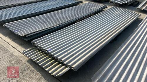 20 X 13' SHEETS OF CORRUGATED TIN