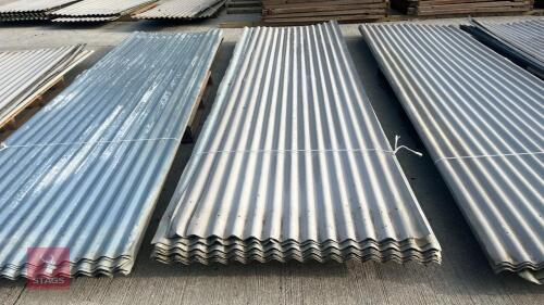 20 X 13' SHEETS OF CORRUGATED TIN