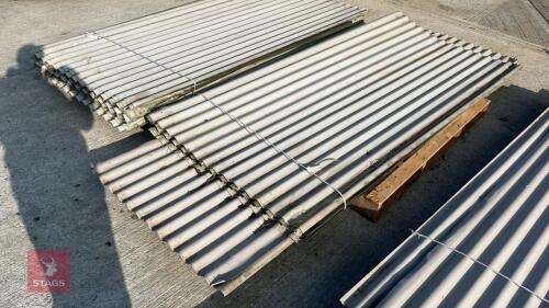 13 MIXED CORRUGATED SHEETS