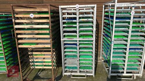 ALUMINIUM INCUBATOR EGG TROLLEY