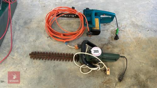 ELECTRIC CHAINSAW & TRIMMER