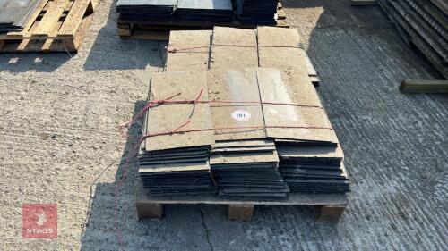 150 OBLONG ROOFING SLATES