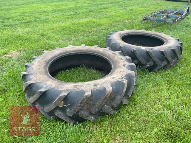 PAIR OF TAURUS 16.9R34 TRACTOR TYRES