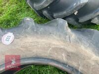 PAIR OF TAURUS 16.9R34 TRACTOR TYRES - 6