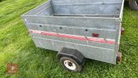 1.5M X 86CM CADDY 530 CAR TRAILER - 10
