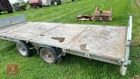 NUGENT 16' TWIN AXLE FLATBED TRAILER - 3