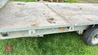NUGENT 16' TWIN AXLE FLATBED TRAILER - 8