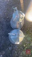 2 MINI MILK CHURNS