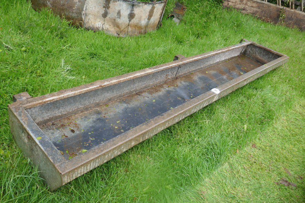 11' HOOK ON CATTLE FEED BARRIER TROUGH