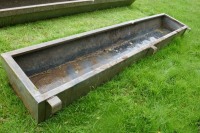 11' HOOK ON CATTLE FEED BARRIER TROUGH - 3