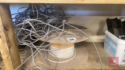 REEL OF WIRE All items must be collected from the sale site within 2 weeks of the sale closing otherwise items will be disposed off at the purchasers loss (purchasers will still be liable for outstanding invoices). The sale site will be open to facilitat