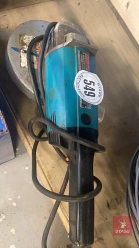 MAKITA DISC GRINDER All items must be collected from the sale site within 2 weeks of the sale closing otherwise items will be disposed off at the purchasers loss (purchasers will still be liable for outstanding invoices). The sale site will be open to fa