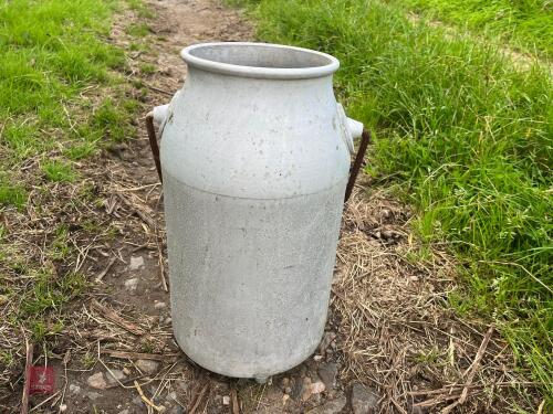 ALUMINIUM MILK CHURN