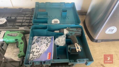 MAKITA DRILL All items must be collected from the sale site within 2 weeks of the sale closing otherwise items will be disposed off at the purchasers loss (purchasers will still be liable for outstanding invoices). The sale site will be open to facilitat