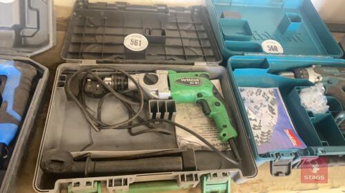 HITACHI DRILL All items must be collected from the sale site within 2 weeks of the sale closing otherwise items will be disposed off at the purchasers loss (purchasers will still be liable for outstanding invoices). The sale site will be open to facilita