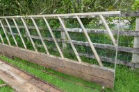 GALVANISED 15' CATTLE FEED BARRIER - 2