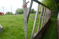 GALVANISED 15' CATTLE FEED BARRIER - 3