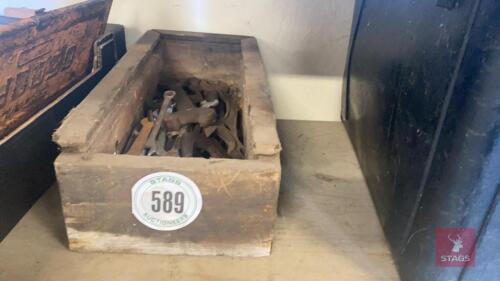 BOX OF SPANNERS All items must be collected from the sale site within 2 weeks of the sale closing otherwise items will be disposed off at the purchasers loss (purchasers will still be liable for outstanding invoices). The sale site will be open to facili