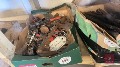 BOX OF MISC VINTAGE BITS All items must be collected from the sale site within 2 weeks of the sale closing otherwise items will be disposed off at the purchasers loss (purchasers will still be liable for outstanding invoices). The sale site will be open 