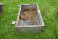 3' HOOK ON CATTLE FEED BARRIER TROUGH - 3