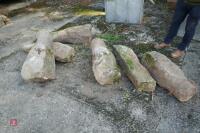 6 PIECES OF GRANITE