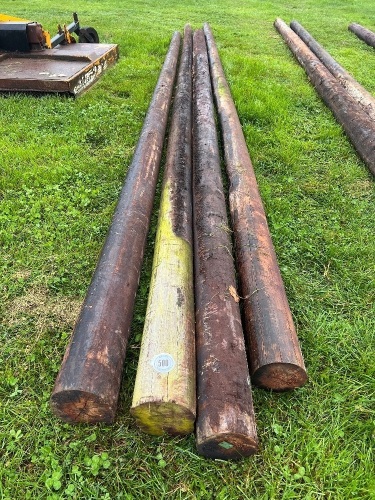 4 TELEGRAPH POLES