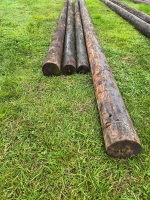 4 TELEGRAPH POLES - 4