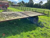 20' X 7'10'' SINGLE AXLE BALE TRAILER - 2