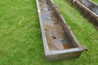 11' HOOK ON CATTLE FEED BARRIER TROUGH - 4