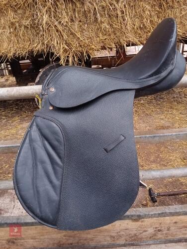BLACK GP SADDLE 16 1/2'' HW TRADITIONAL