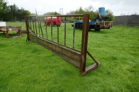 SELF STANDING 15' 5" CATTLE FEED BARRIER - 2