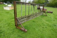 SELF STANDING 15' 5" CATTLE FEED BARRIER - 3