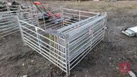 14X 6FT GALVANISED SHEEP HURDLES